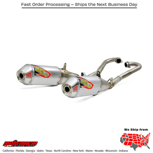 P/C T-6 Ss Dual Exhaust System for Honda CRF250R 2018-2019