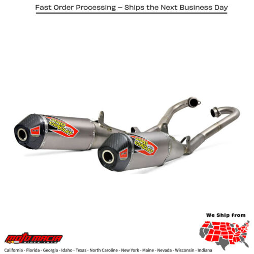 P/C Ti-6 Dual Exhaust System for Honda CRF250R 2018-2019