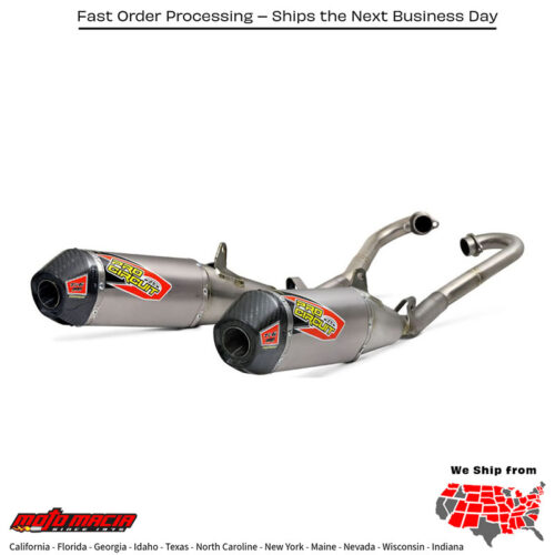 P/C Ti-6 Pro Dual Exhaust System for Honda CRF250R 2018-2019