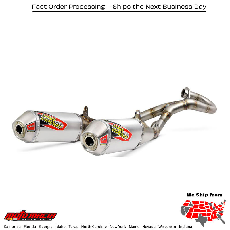 T-6 Dual Exhaust System Honda Crf450r '19-20 Honda Crf450r 2019-2020 Honda