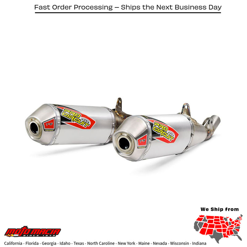 Dual T-6 Slip-On Crf250r/Rx Honda 2020-2021