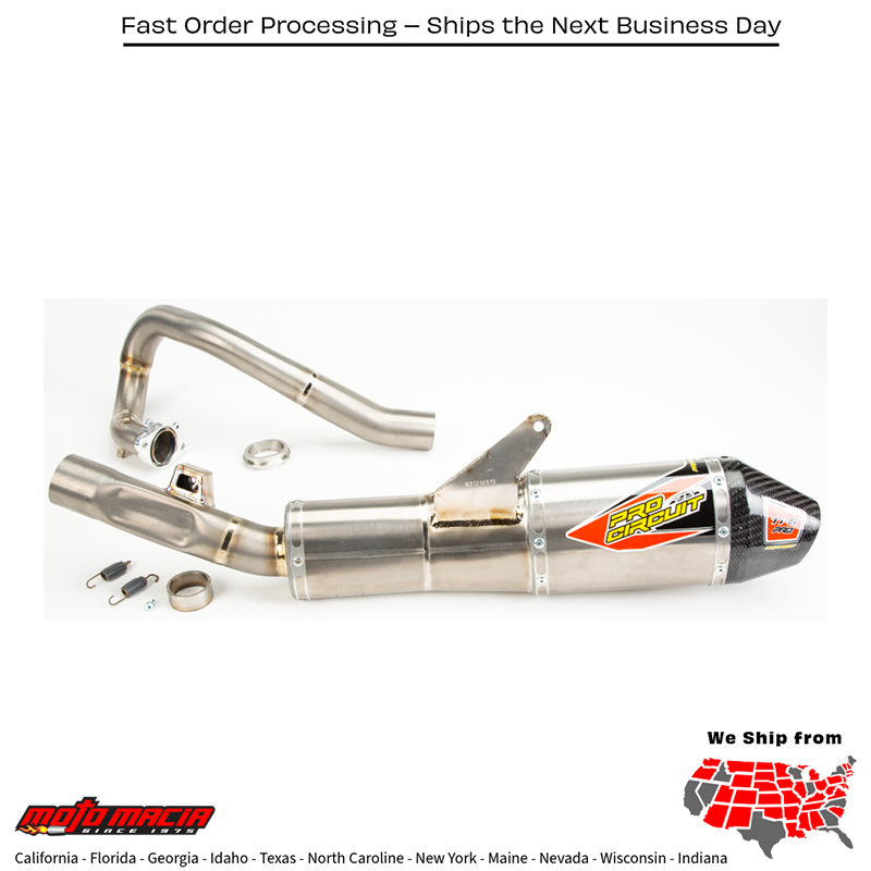 Ti-6 Pro System W/Carbon Cap Honda Crf450rx 2021-2025 Honda Crf450r