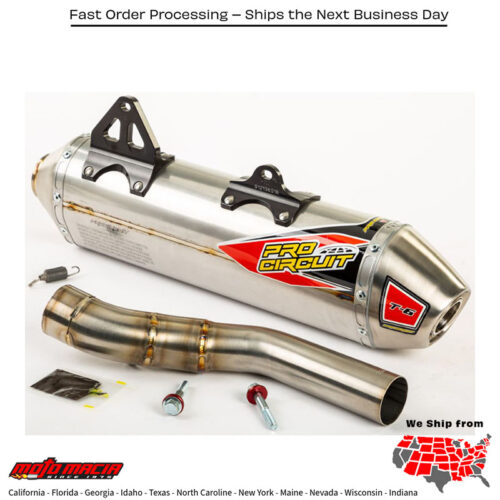 P/C T-5 S/S Slip-On Exhaust Kawasaki Klr650 2008-2018