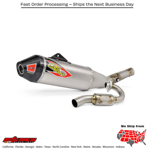 P/C Ti-6 Exhaust System for Kawasaki Kx250f '09-16