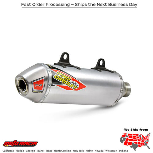 T-6 Slip-On Exhaust Husqvarna Fx 450 2017-2018 Ktm 450 Sx-F Factory Edition