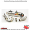 Ti-6 Titanium Exhaust System with Carbon End Cap for KTM 450 SX-F Factory Editio