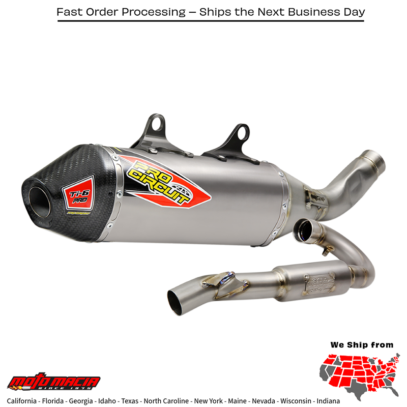 Ti-6 Titanium Pro System Ktm 350sxf/Xcf Husqvarna Fe 350 2019-2022