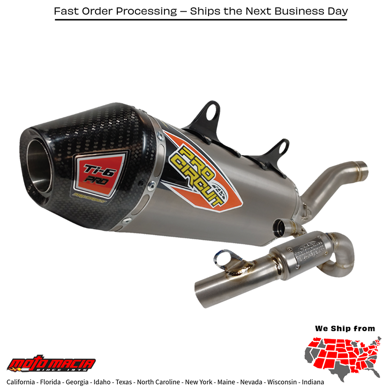 Ti-6 Pro System W/Carbon Cap Husqvarna Fc 250 Rockstar Edition 2022-2022 Kit