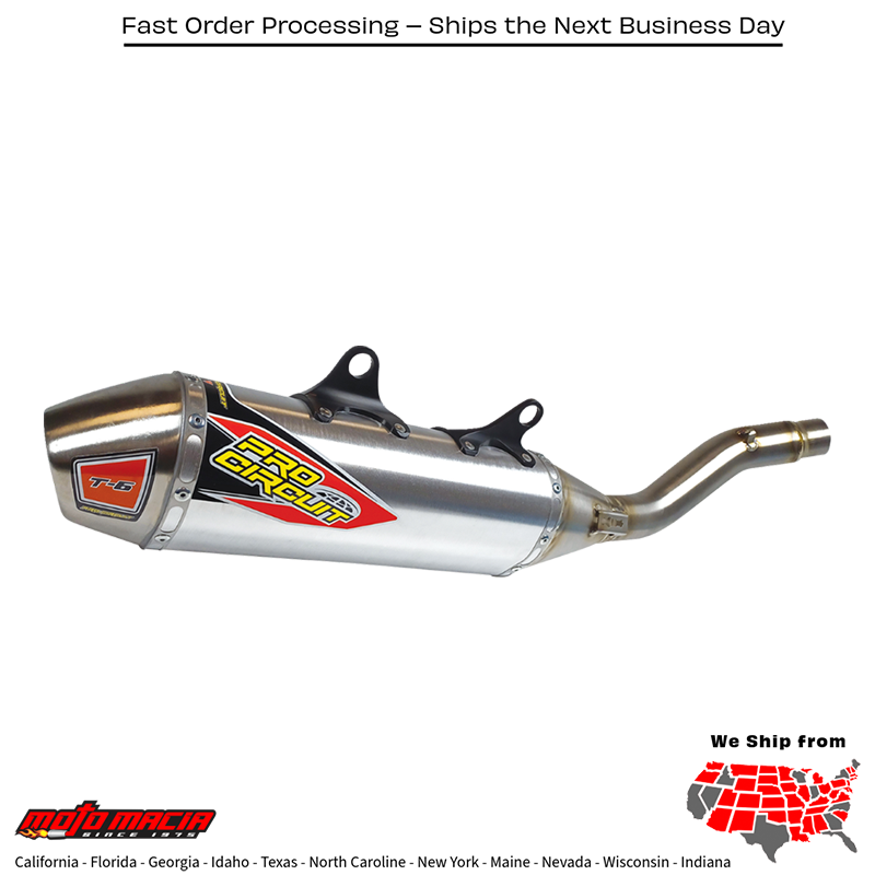 T-6 Slip-On Ktm 450 Sx-F Factory Edition 2022-2022 Husqvarna Fc 450 Rockstar