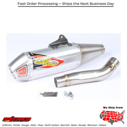T-6 Stainless Slip-On Rmz250 '16-18 Suzuki Rm-Z250 2016-2018