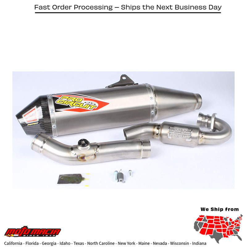 P/C Ti-6 Pro Exhaust System for Suzuki RM-Z250 2016-2018