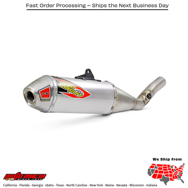 T-6 Ss Slip-On Exhaust Rmz450 '18-19 Suzuki Rm-Z450 2018-2025