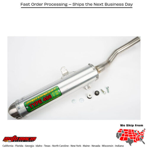 Type 496 Slip-On Silencer Yamaha Yfm350r Raptor 2005-2009