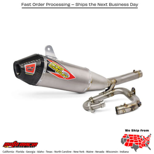 Ti-6 Pro Exhaust System with Carbon End Cap for Yamaha YZ250F 2014-2016