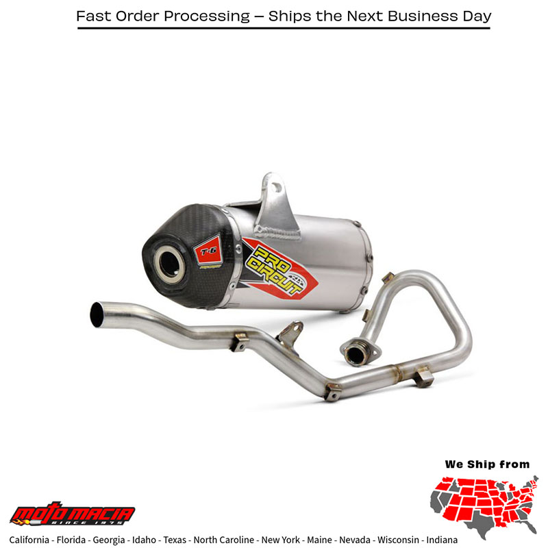 T6 Exhaust Yamaha Tt-R125 2000-2003 Tt-R125e 2003-2009 more