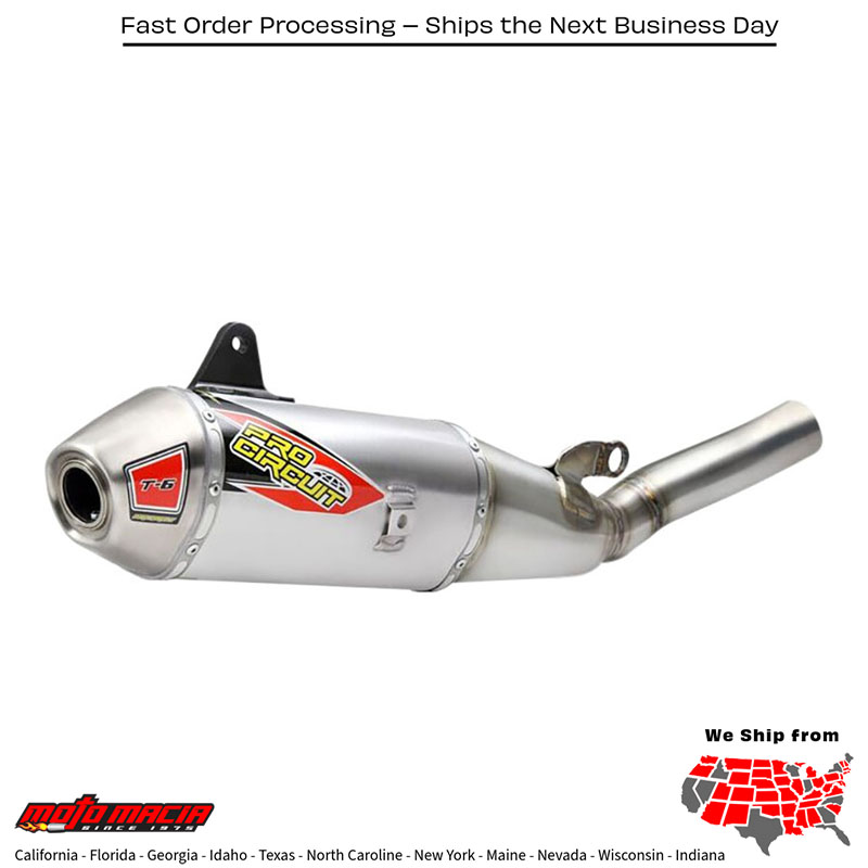 T-6 Slip-On Silencer Yamaha Yz450f 2020-2022 Monster Energy