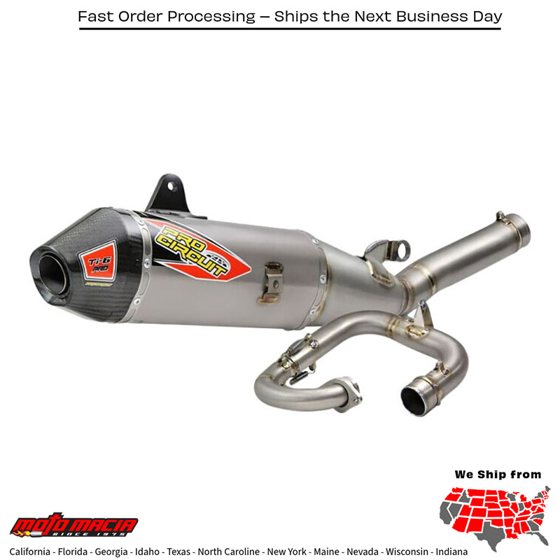 Ti-6 Pro Ti Sys W/Carbon Cap Yz450f Yamaha Yz450f 2023-2025