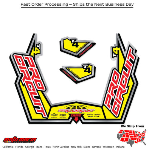 T4-Gp Sticker Kit Replacement Muffler Stickers