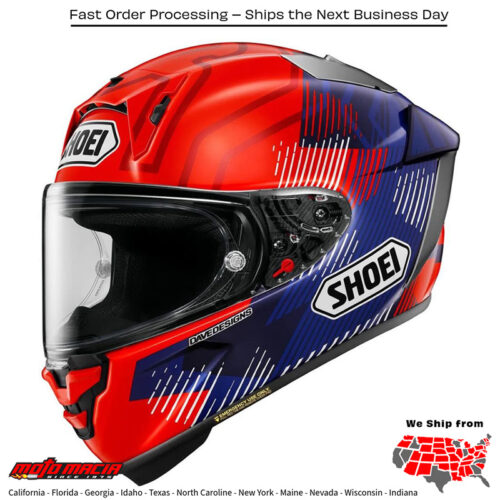 Helmet Shoei X-15 Marquez8 Tc-1