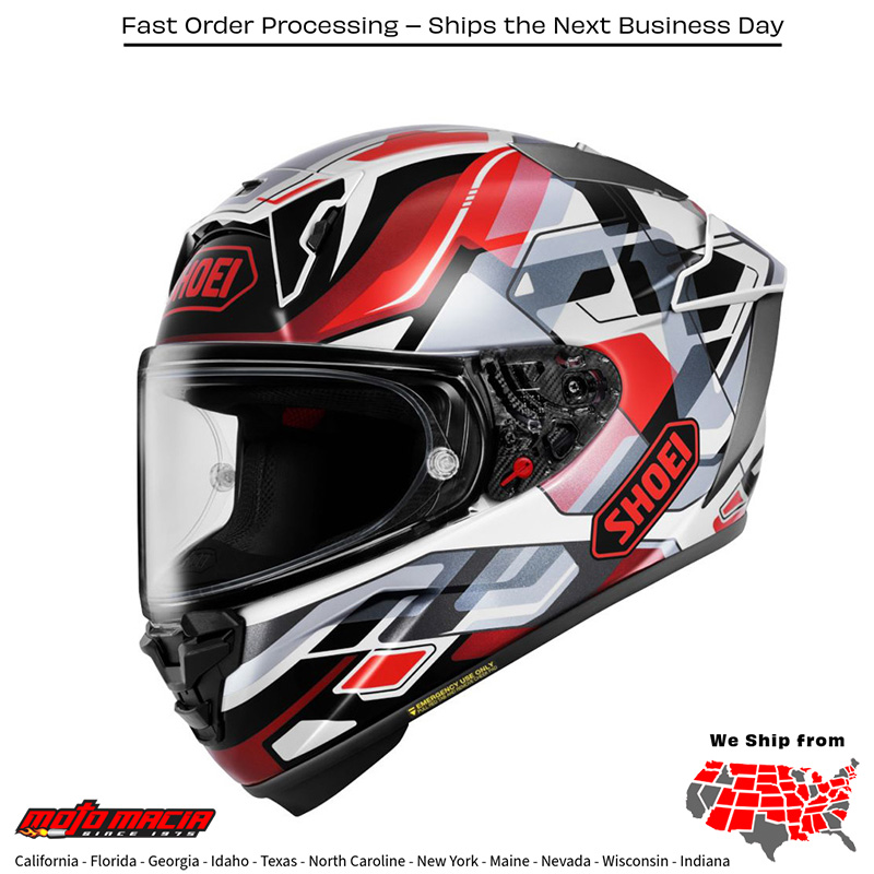 Helmet Shoei X-15 Valion Tc-1