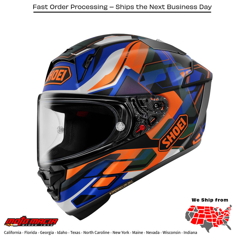 Helmet Shoei X-15 Valion Tc-8