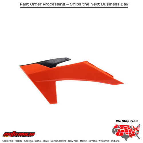 Radiator Scoops Ktm Black/25 Orange Ktm 250 Sx-F 2023-2026 350 Sx-F 202