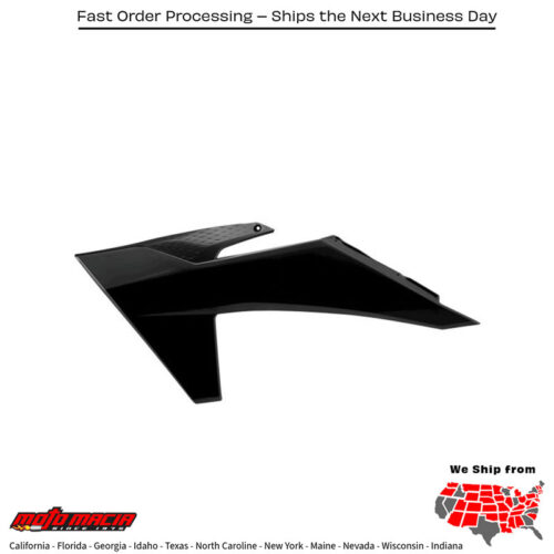 Radiator Scoops Black for KTM 250 SX-F 2023-2026 and 350 SX-F 2023-2026