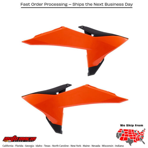 Radiator Scoops Orange / Black Ktm 250 Sx-F 2026-2026 Xc-F 2026-2026