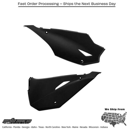 Radiator Scoops Restyling Black Kawasaki Kx250 2003-2008 Kx125 200
