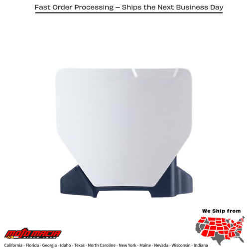 Number Plate Husqvarna White Tc 125 2023-2025 Tc 250 20