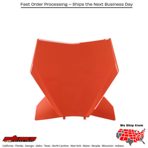 Number Plate Ktm 25 Orange 250 Sx-F 2023-2026 350 Sx-F 2023-2026 Kt