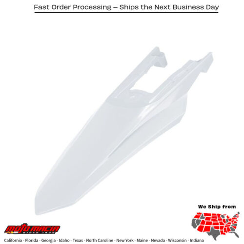 Rear Fender Ktm Sx/Xc 23-24 White 350 Exc-F 2024-2025 500 Exc-F 2025