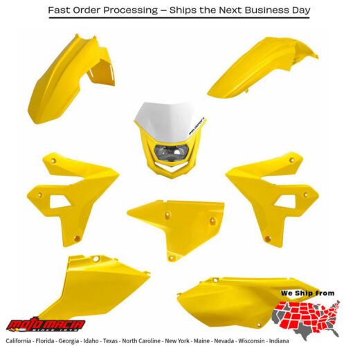 Restyling Kit W/Halo Headlight Yellow Suzuki Drz400 Dr-Z400s 2000-20