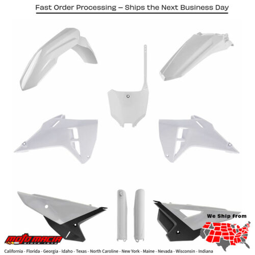 Plastic Kit Honda Crf White Crf450r 2025-2026 Crf250r 2025-20