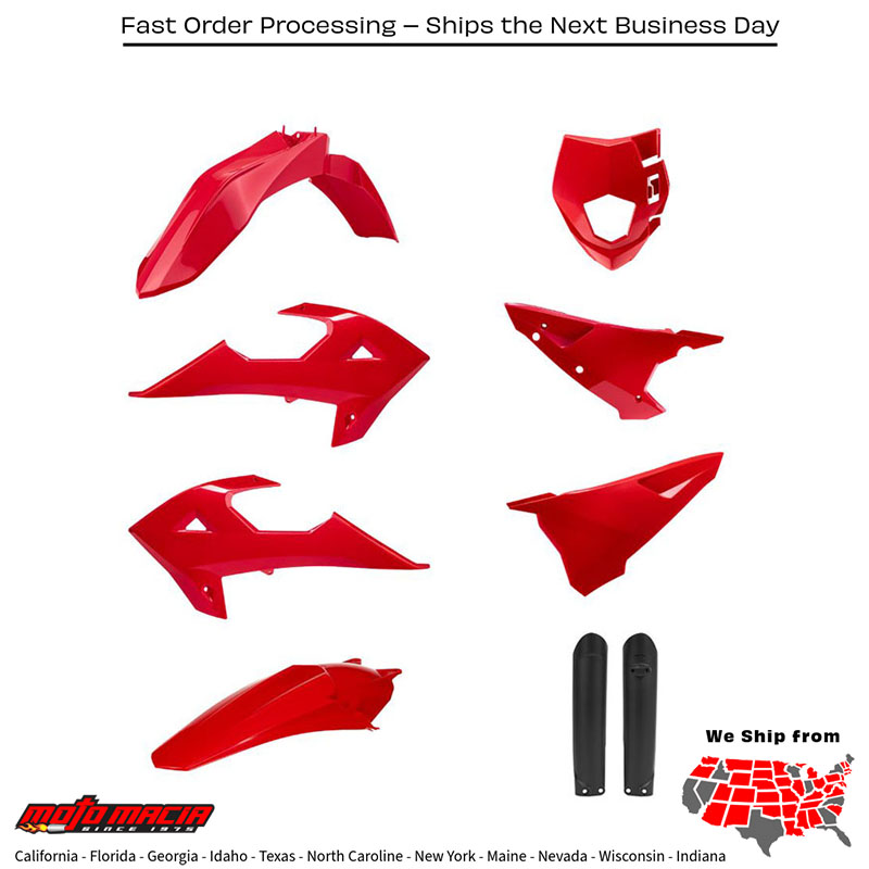 Full Plastic Kit Red Rieju Mr 300i 2026-2026 250 Pro 2025-2025 Rieju more