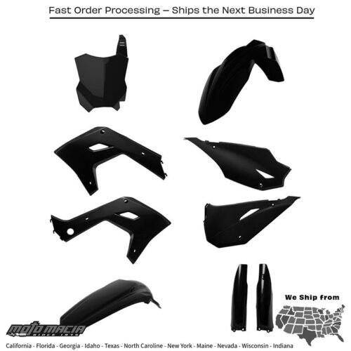 Restyle Kit Black Kawasaki Kx250 2003-2008 Kx125 2003-2008