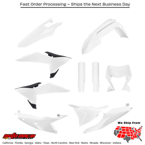 Full Plastic Kit White Ktm 250 Exc 2025-2026 Exc-F 2025-2026 30 more