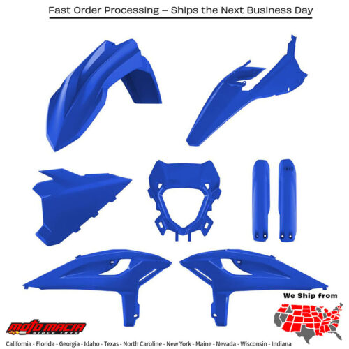 Full Plastic Kit Blue Beta 125 Rr (2t) 2025-2026 250 Rr (2t) 2025-2026