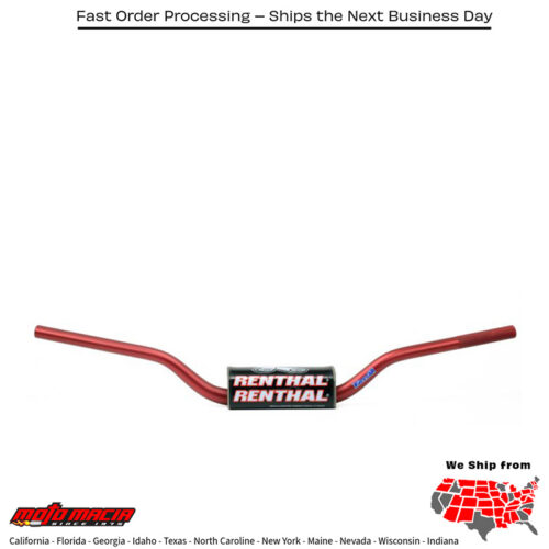 RENTHAL FATBAR CAR RED