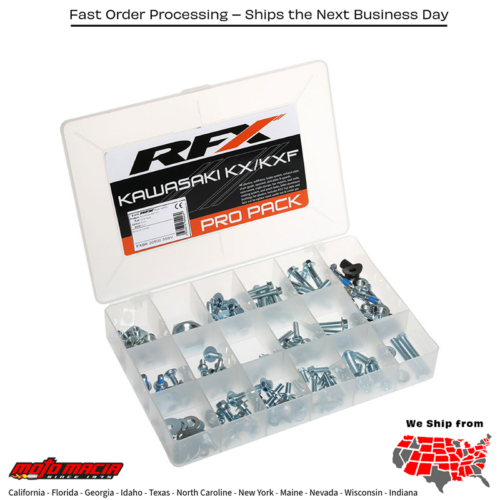 Bolt Pack Kawasaki Kx250f 2004-2025 Kx450f 2006-2025 Kawa