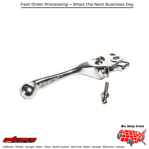Race Front Brake Lever Silver Kawasaki Kx250f 2021-2025