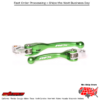 Flexible Lever Set Green Kawasaki/Suzuki Kx85 2001-2025
