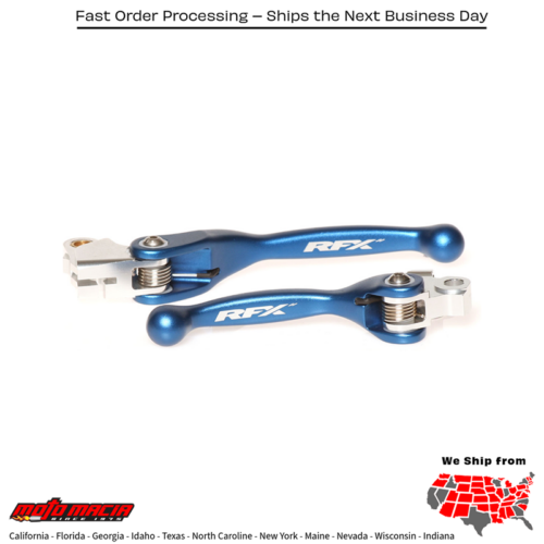 Flexible Lever Set Blue Yamaha Yz85 2015-2025 Yz65 2018-2025