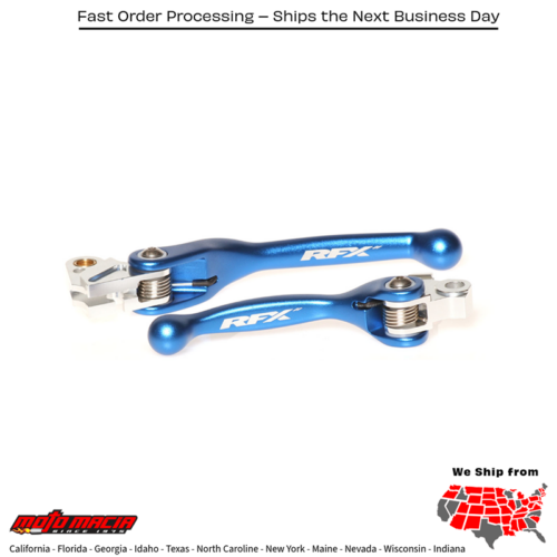 Flexible Lever Set Blue Yamaha/Kawasaki Yz125 2008-2014 Yz250