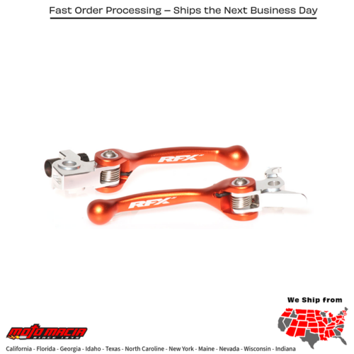 Flexible Lever Set Orange Ktm Brembo/Brenbo Ktm 350 Exc-F 2012-2013 500