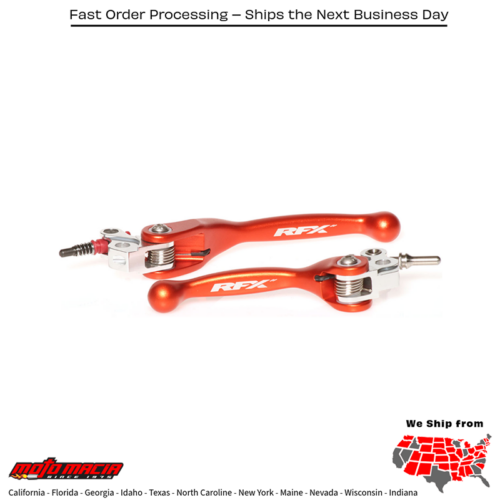 Flexible Lever Set Orange Ktm 65 Sx 2012-2013