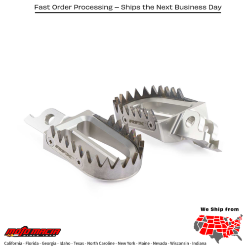 Pro Footpegs Tit/Alum Honda Crf450rx 2017-2026 Crf450r 2002-2