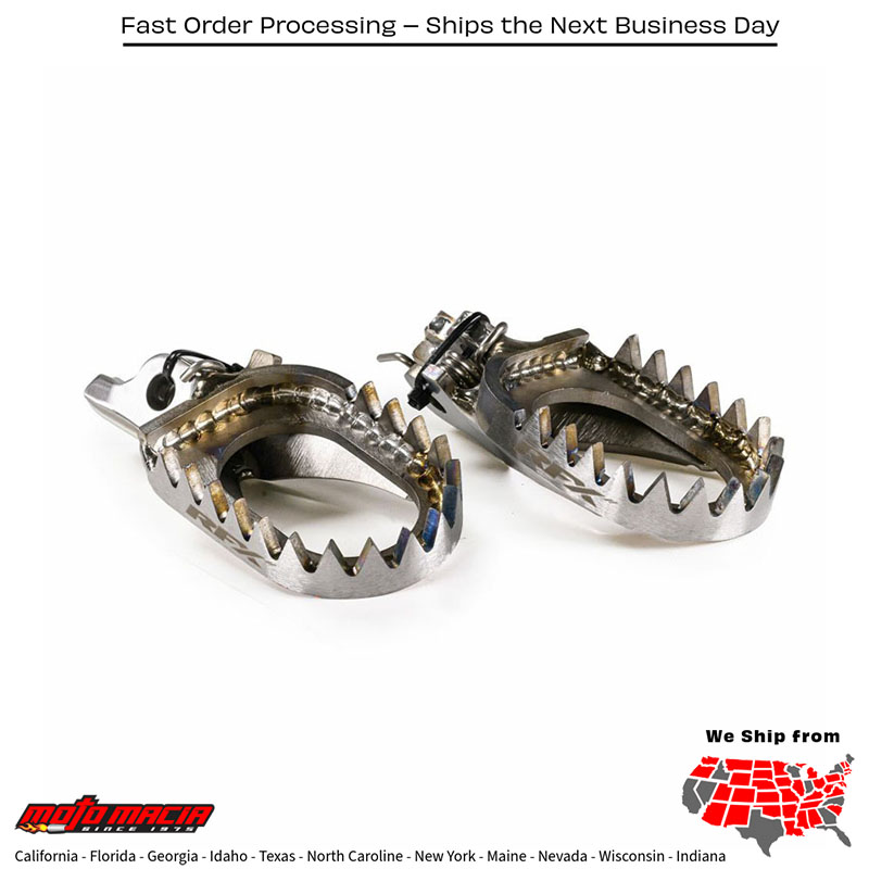 Factory Footpegs Tit/Alum Honda Crf450rx 2017-2026 Crf250l 20