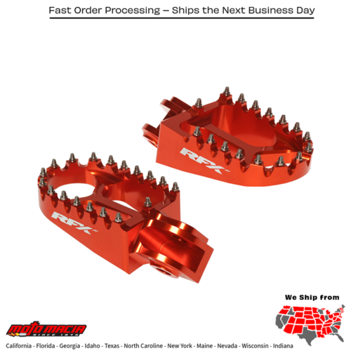 Footpegs Orange Ktm/Husq/Gas Ktm 65 Sx 2024-2026 50 Sx 2024-2026