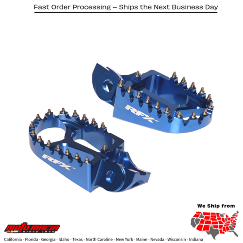 Footpegs Blue Husqvarna Te 150 2017-2019 Tc 125 2016-2022